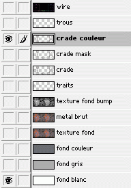 Pile des layers